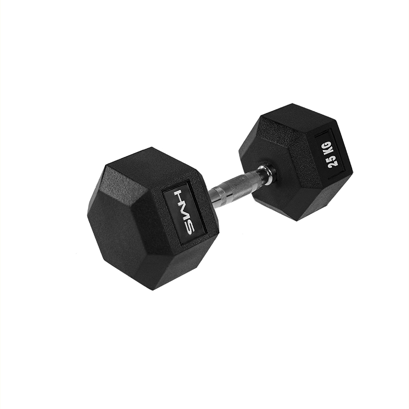 Hexagonální jednoručka HMS 25 kg - Obrázek 4