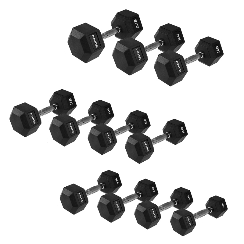 Hexagonální jednoručka HMS 27,5 kg - Obrázek 6