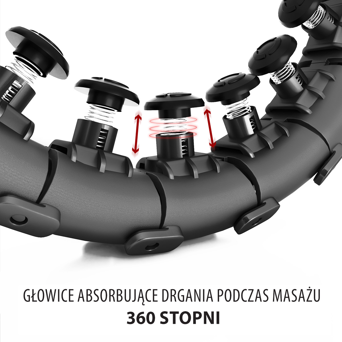 Sada masážní hula hoop HMS HHW01 se závažím a zeštíhlujícího pásu BR163 černá - Obrázek 9
