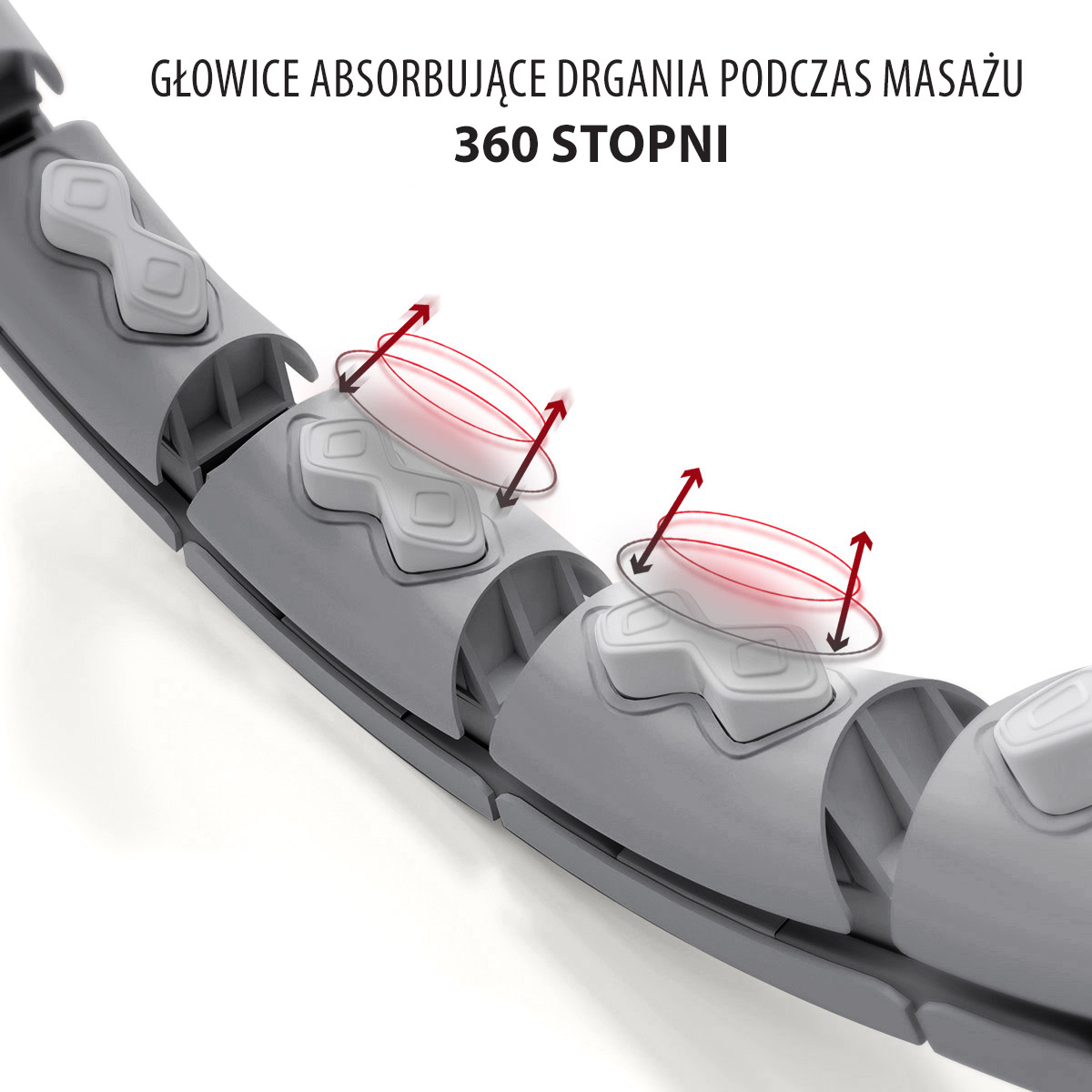 Masážní hula hoop HMS HHW06 se závažím a počítadlem černá - Obrázek 10