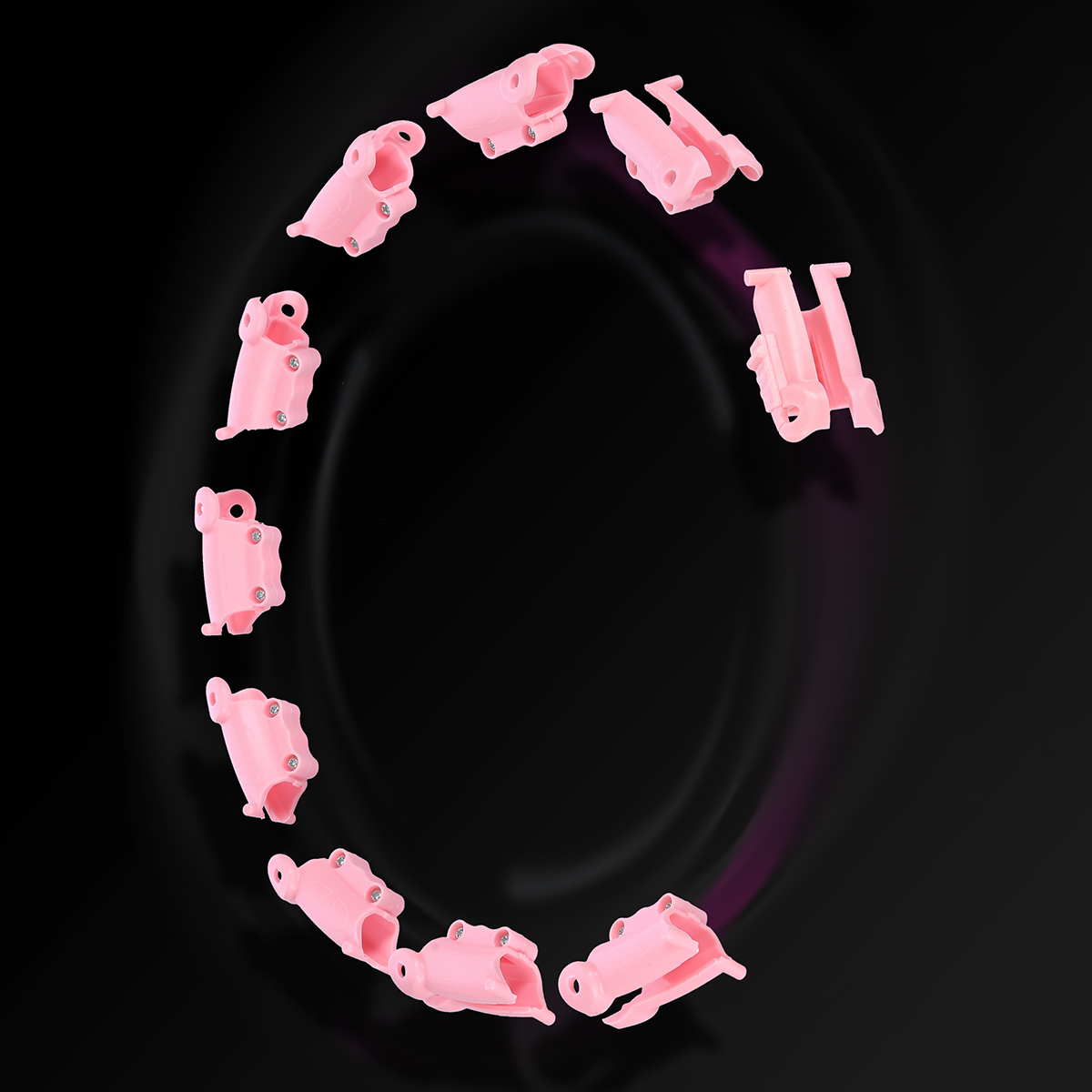 Masážní hula hoop HMS HHW11 PLUS SIZE se závažím růžová - Obrázek 5