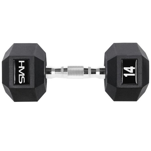 Hexagonální jednoručka HMS 14 kg - Obrázek 2