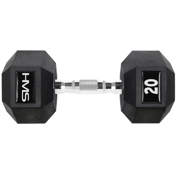 Hexagonální jednoručka HMS 20 kg - Obrázek 2
